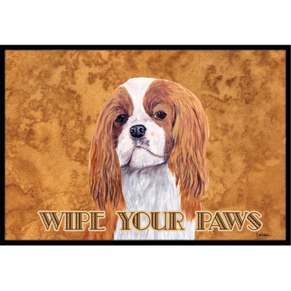 Carolines Treasures Cavalier Spaniel Indoor Or Outdoor Mat - 18 x 27 in. SC9118MAT - main